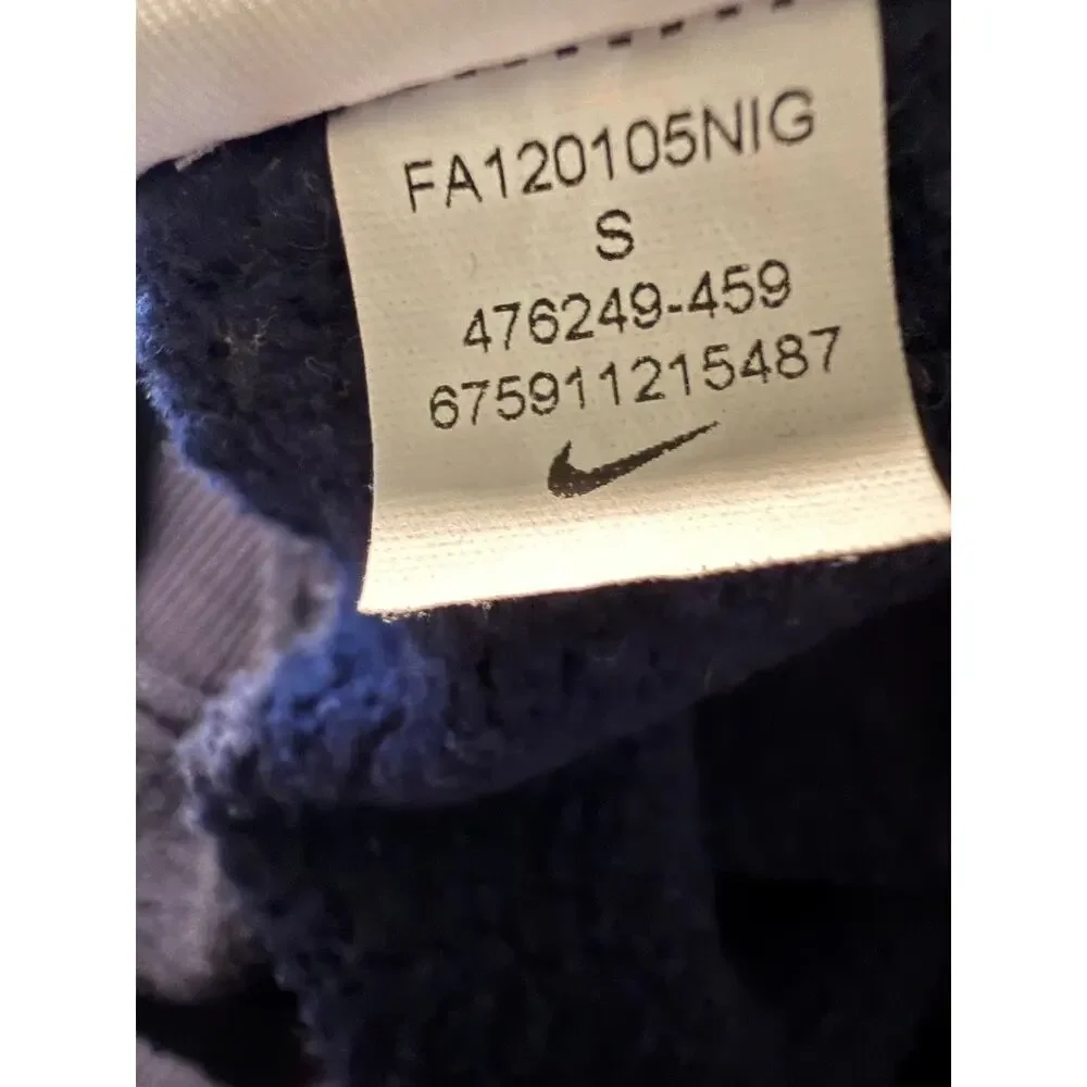 Nike NFL Chicago Bears Navy Pullover Hoodie, Unisex Size Small